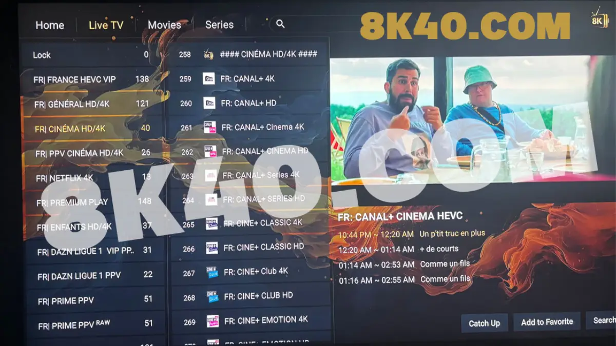 Abonnement IPTV sur Smart TV - Installation facile