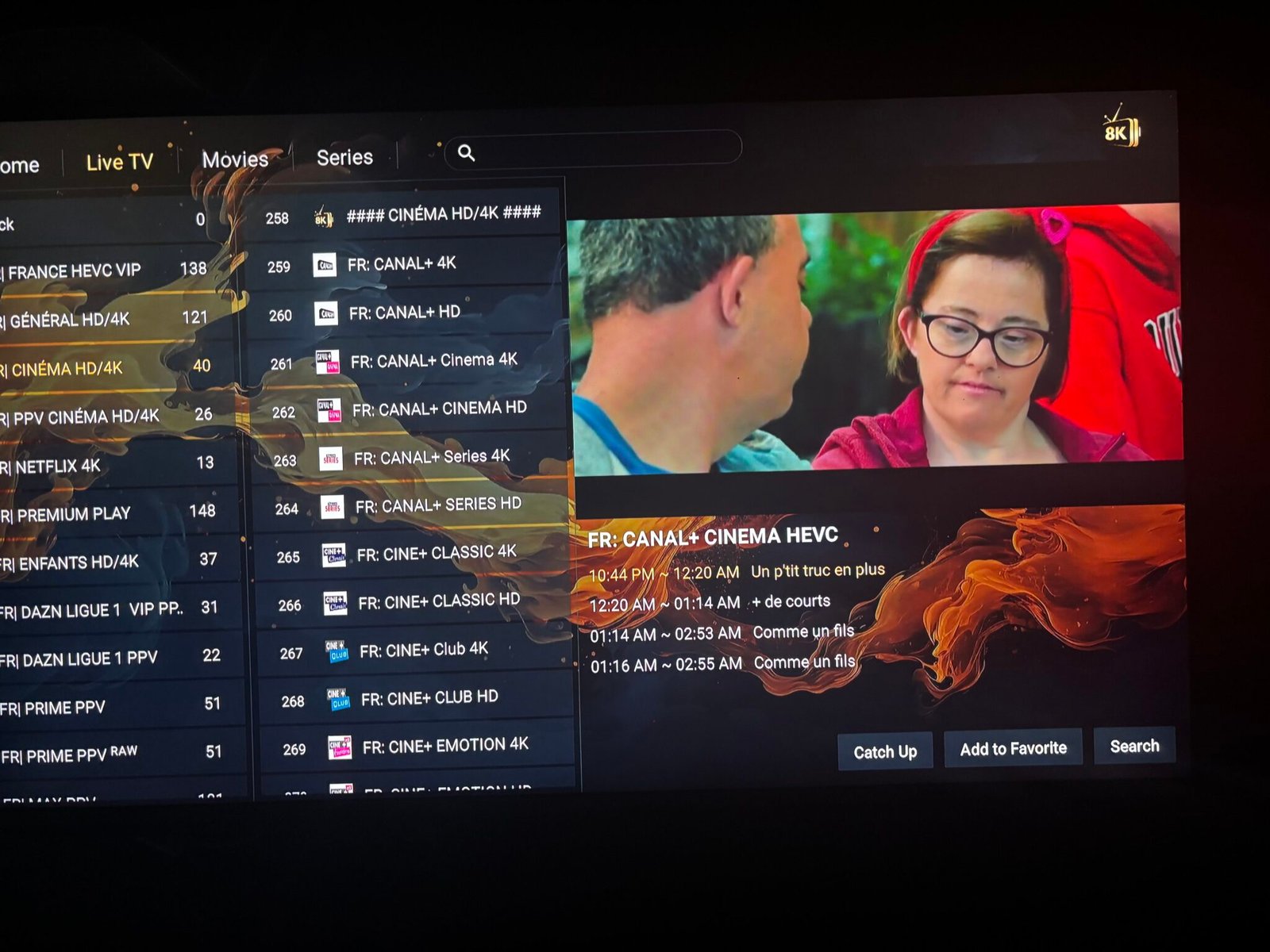 Applications IPTV Smart IPTV Smarters TiviMate sur Smart TV Samsung LG Android TV