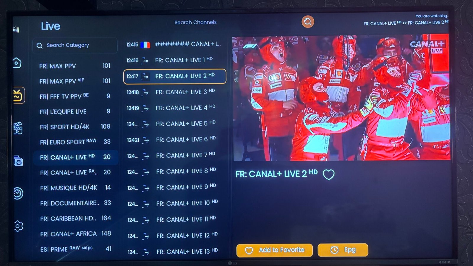 Abonnement IPTV 12 mois Smart TV - Installation facile sur téléviseur connecté Samsung LG Android