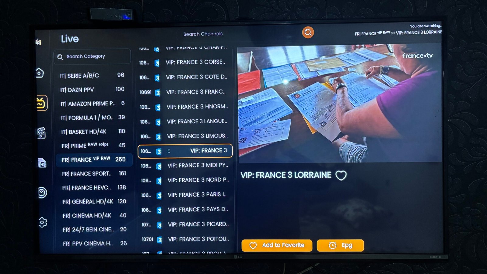 Chaînes françaises disponibles sur la France IPTV